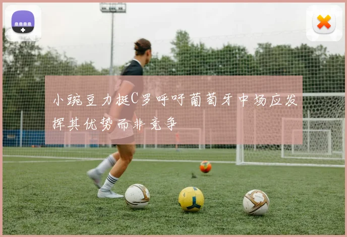 小豌豆力挺C罗呼吁葡萄牙中场应发挥其优势而非竞争