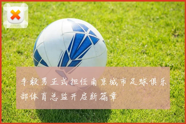李毅男正式担任南京城市足球俱乐部体育总监开启新篇章